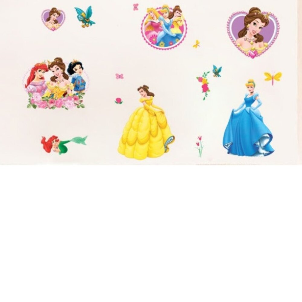 New 16 Piece Princess Removable Wall Stickers